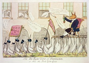 The Re-Electing of Reynard, or Fox the Pride of the Geese, 1783 by English School